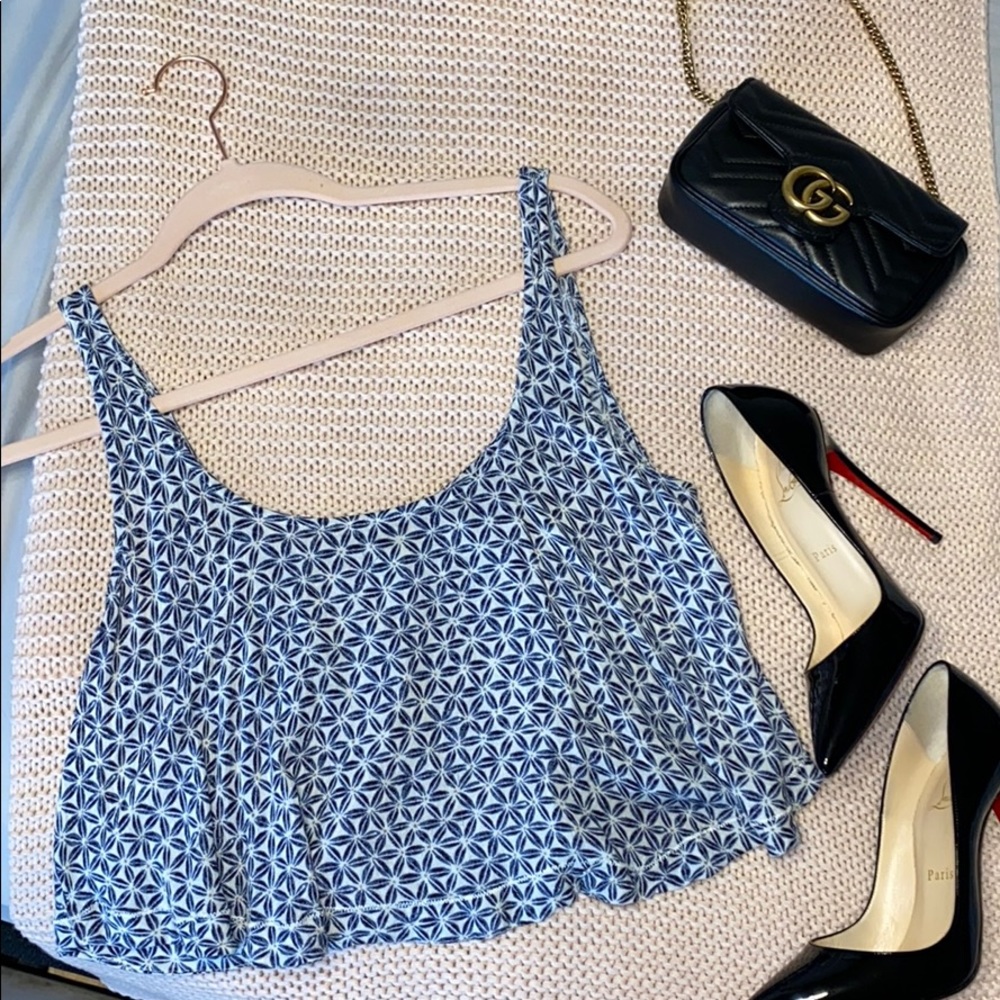 Kimichi blue crop top